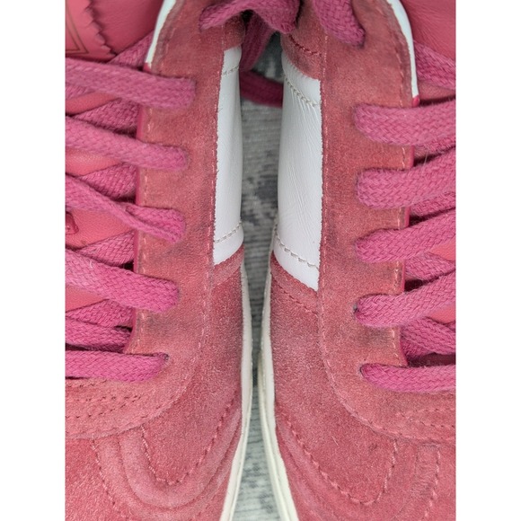 Valentino Garavani Fly Crew Suede Low Top Studded Sneakers Women Size 37 - Picture 11 of 16